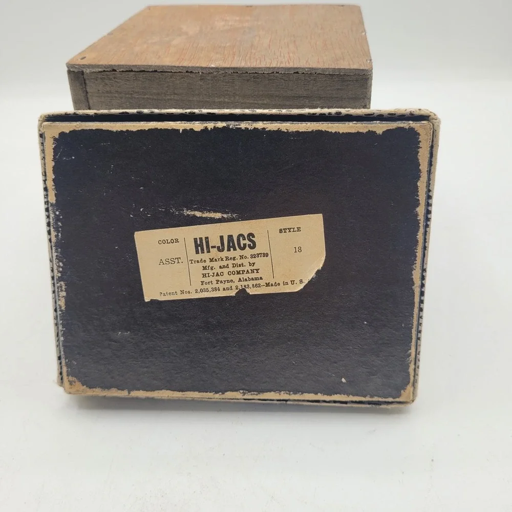Vintage 1950's Hi-Jac Co Elastic Terri-Knit Coasters Sleeves Set of 8 USA‎ Made